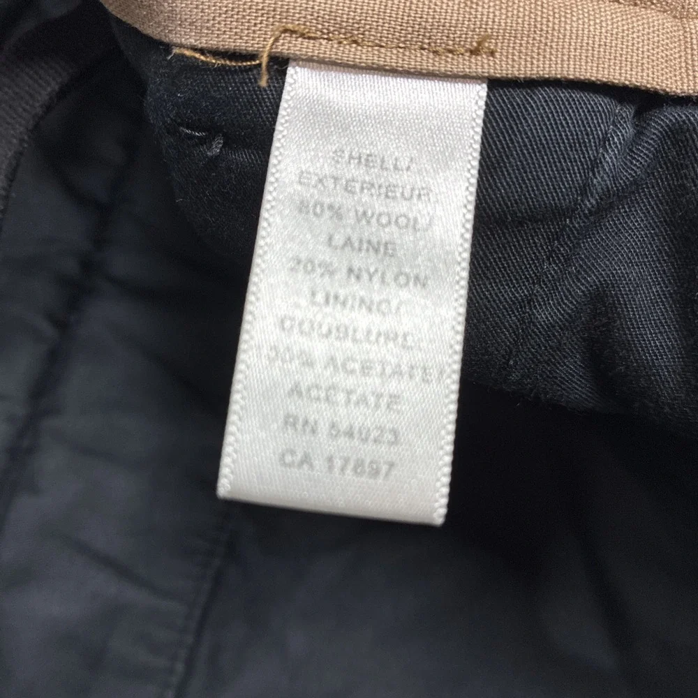 Vintage Banana Republic Dawson Wool Cargo‎ Pants Y2K Mens 36x32 Charcoal Gray